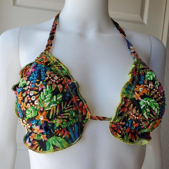 Floridita Bling Beaded Matching Bikini Set - Picture 3 of 8